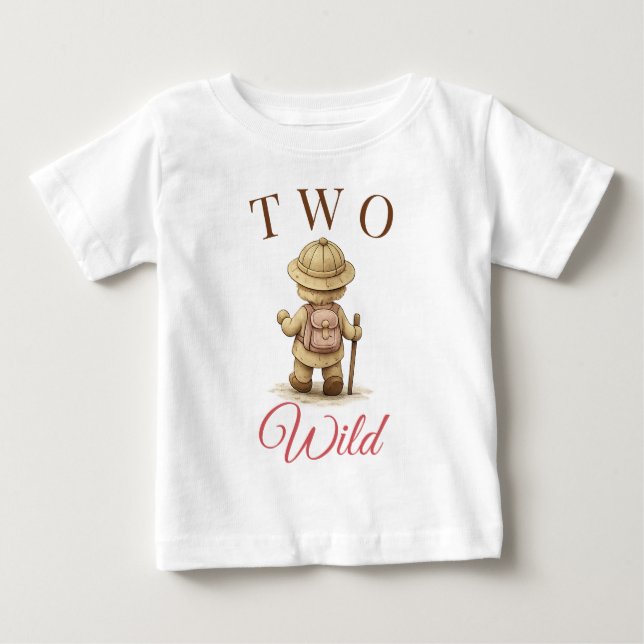 Pink Boho Explorer Birthday Design T-Shirt (Front)