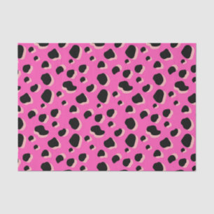 Pink Bold Animal Print 80s Tissue Paper