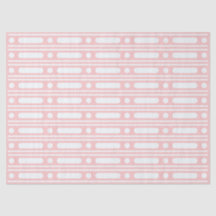 Pink Bone Inlay Dots Border Decoupage Paper