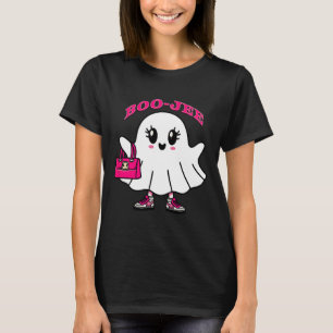 Pink Boo-jee Funny Ghost Halloween  T-Shirt