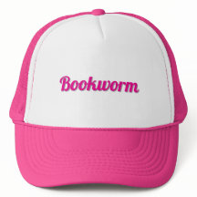 Pink Bookworm Trucker Hat