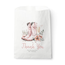 Pink Boots & Bubbly Champagne Glass Bridal Shower