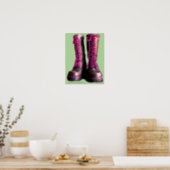 Pink Boots Poster (Kitchen)
