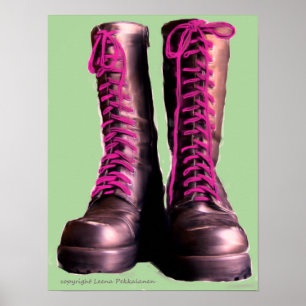 Pink Boots Poster