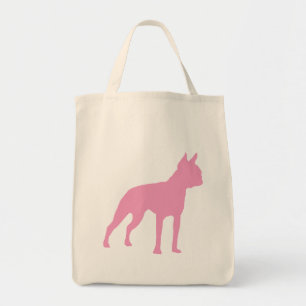 Pink Boston Terrier Dog Gifts Tote Bag