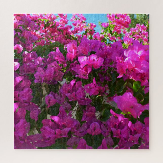 Pink Bougainvillaea Flowers, Jigsaw Puzzle (Vertical)