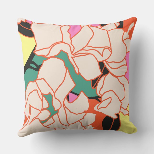 Pink Bougainvillea Essence Cushion (Back)