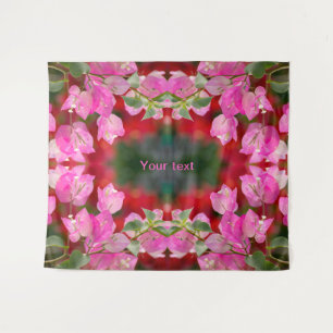 Pink Bougainvillea flower Tapestry