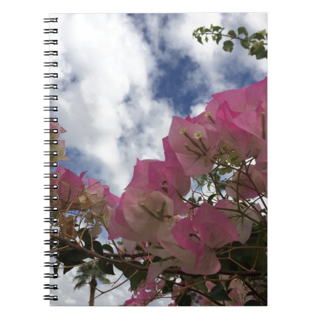 Pink bougainvillea notebook (Front)