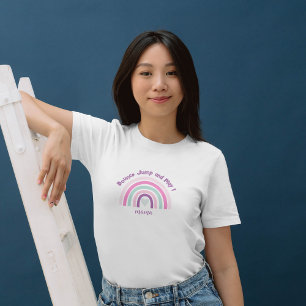 Pink Bounce House Castle Birthday T-Shirt