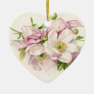 Pink Bouquet Ceramic Tree Decoration