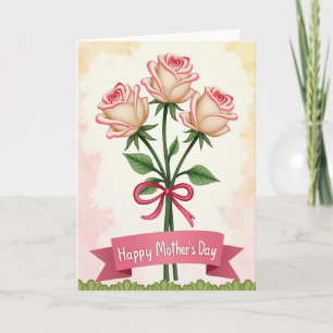 Pink Bouquet Day Card
