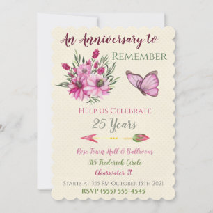 Pink Bouquet Invitation