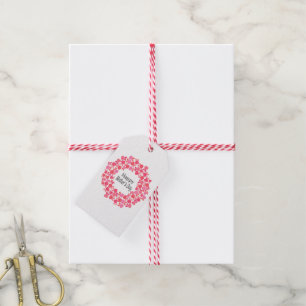 Pink Bouquet mother's day Gift Tags