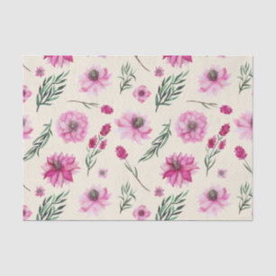Pink Bouquet Tissue Paper