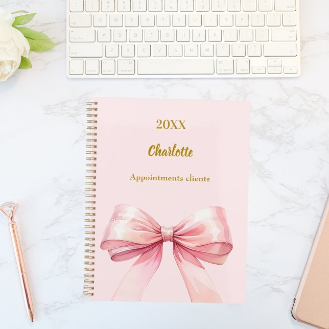 Pink bow 2026 planner (Creator Uploaded)