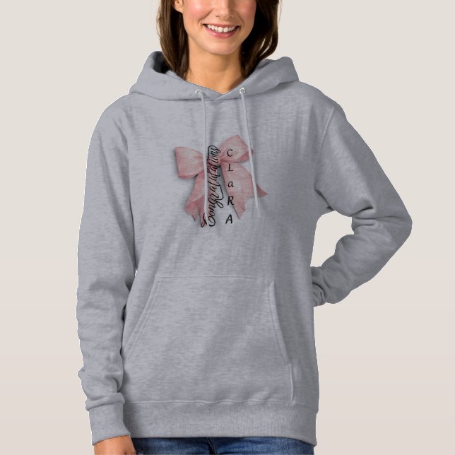 ​Pink Bow Aesthetic Sweatshirt (Front)
