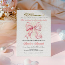 Pink Bow Aqeeqah