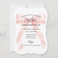 Pink Bow Birthday