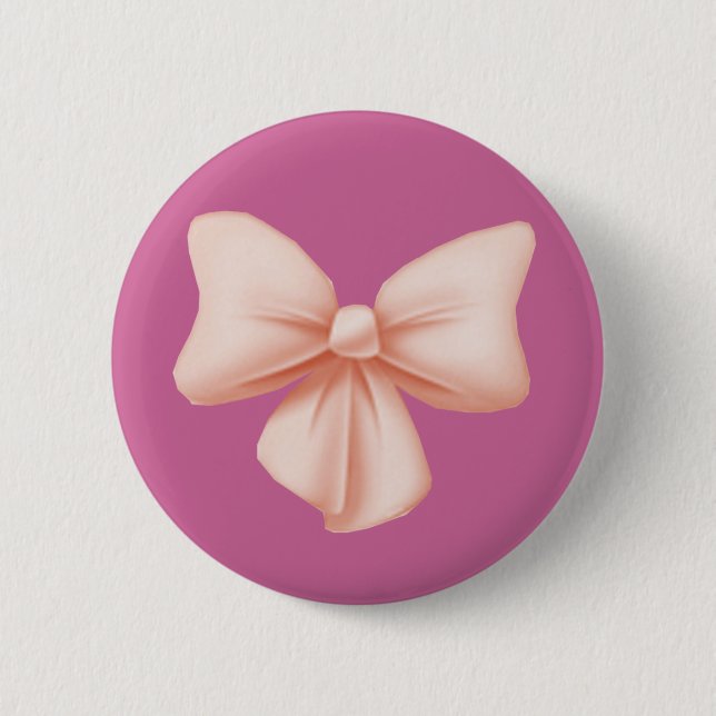 Pink Bow Button (Front)