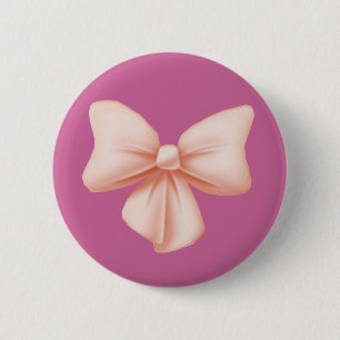 Pink Bow Button