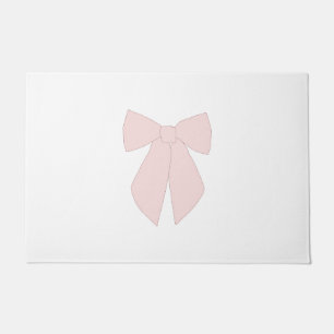 Pink Bow Coquette Doormat