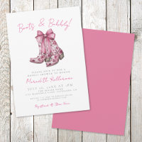 Pink Bow Country Bridal Shower