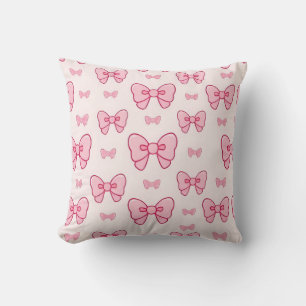 Pink Bow Cushion