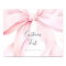 Pink Bow Custom Text Table Sign