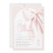 Pink Bow Elegant Baby Shower