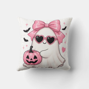 Pink Bow Ghost Heart Sunglasses Cushion
