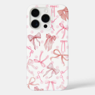 Pink Bow iPhone Case