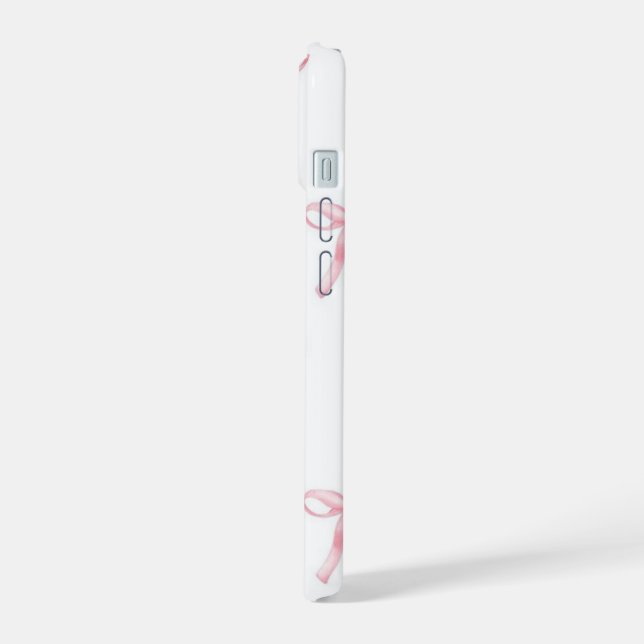 Pink Bow iPhone Case (Left Side)
