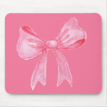 Pink Bow Mouse Pad - Pink Bow Collection