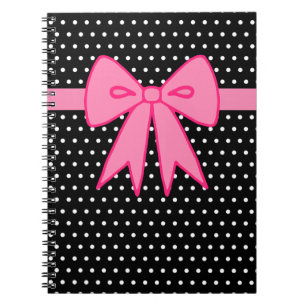 Pink Bow Notebook