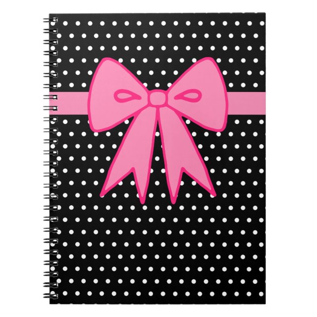 Pink Bow Notebook (Front)