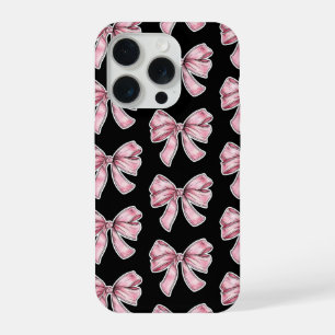 Pink Bow Pattern Phone Case