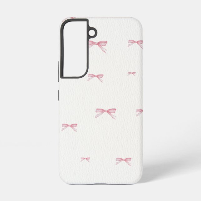 Pink Bow Samsung Phone Case (Back)
