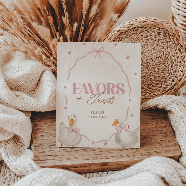 Pink Bow Silly Goose Coquette Favours & Treats Sig Poster (Creator Uploaded)