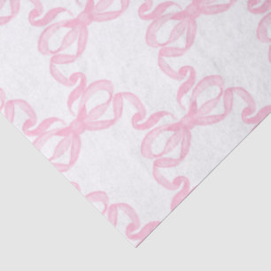 Pink Bow Tissue Paper
