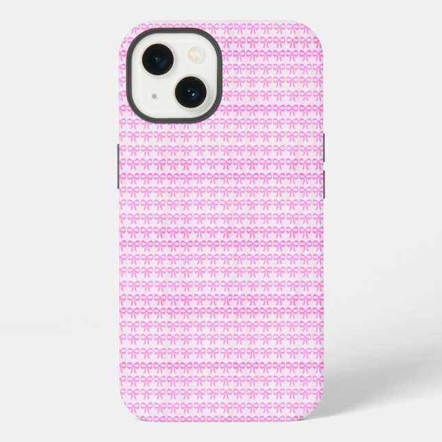 Pink Bows iPhone 13 Case (Back)