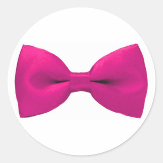 Pink Bowtie Stickers