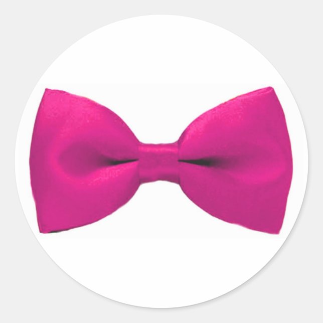 Pink Bowtie Stickers (Front)