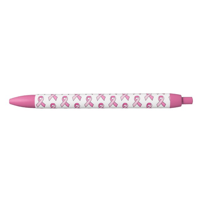 Pink Breast Cancer Awareness Ribbon Pen (Front)