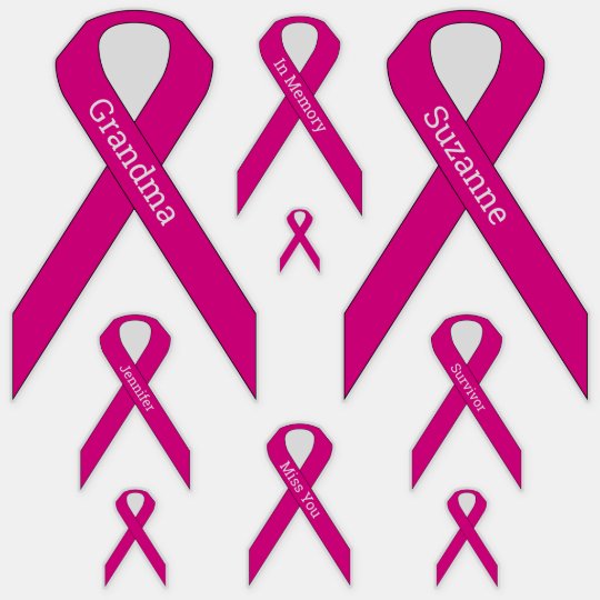 Breast Cancer Awareness Address Label Personalized Return Address Cancer Ribbon Address Cancer Support Pink Return Labels Breast Cancer