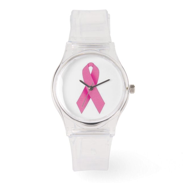 Pink Breast Cancer Watch (Front)