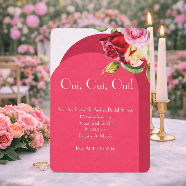 pink bridal shower invitation (Creator Uploaded)