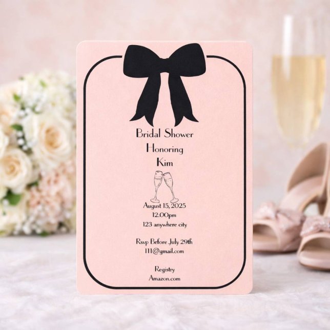 pink bridal shower invitation (Creator Uploaded)