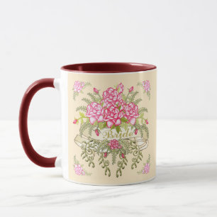 Pink Bride custom wedding mug
