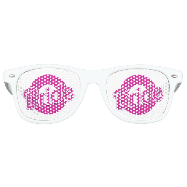 Pink Bride Retro Sunglasses (Front)
